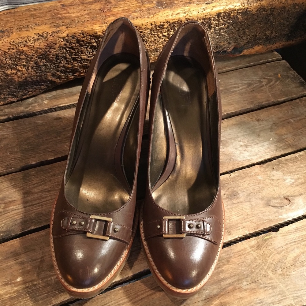 Ann Taylor Loft Wedge Heels.